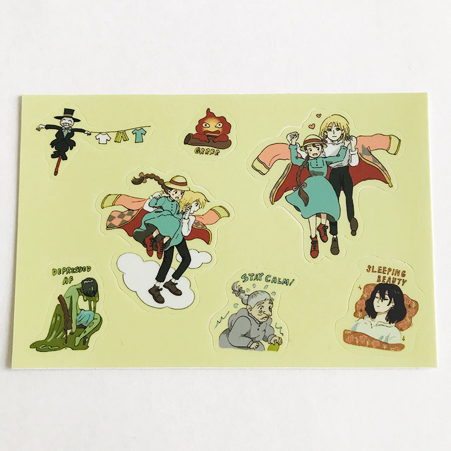 HOWL'S MOVING CASTLE sticker sheet – chunap