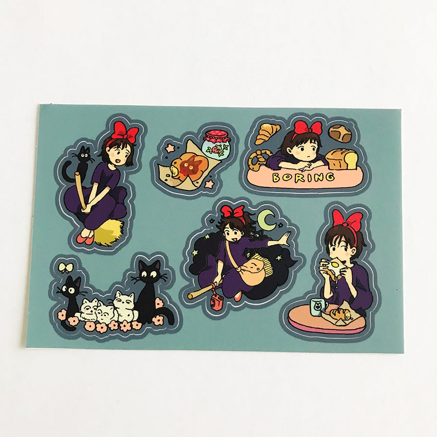 KIKI'S DELIVERY SERVICE sticker sheet – chunap